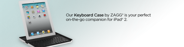 Case para iPad 2 con teclado Bluetooth